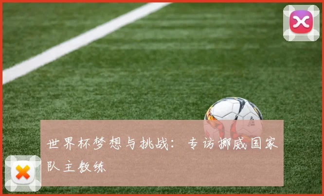 世界杯梦想与挑战:专访挪威国家队主教练