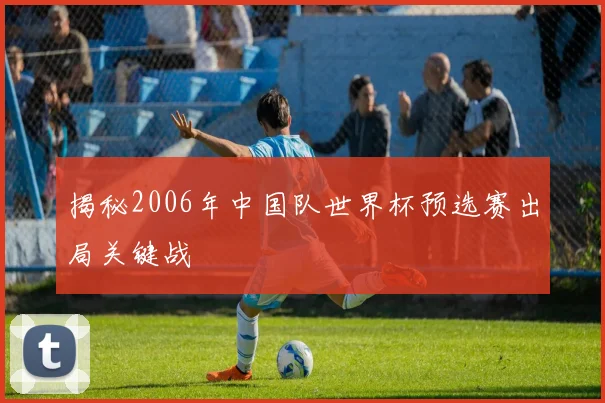 揭秘2006年中国队世界杯预选赛出局关键战